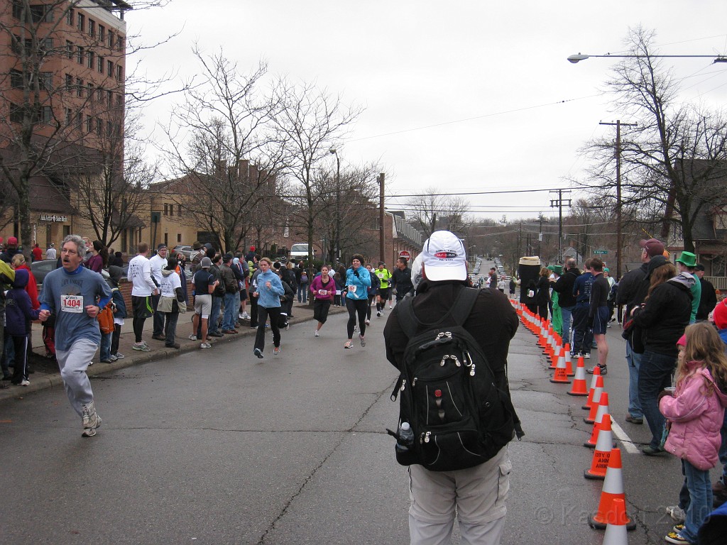 Shamrocks and Shenanigans 5K 2010 0990.jpg - The 2010 Shamrocks and Shenanigans 5K race in Ann Arbor MI. Cool and damp, and crowded.